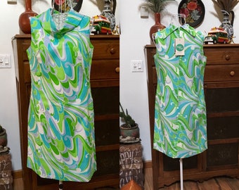 Very groovy deadstock pucci style go-go dress
