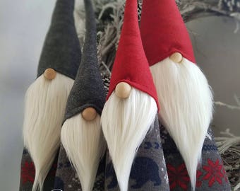 XL Set of Two! Nordic Gnomes Christmas Tomte Woodland decoration DaVinciDollDesigns Christmas Collection ©