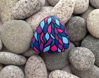 Painted rocks, painted stones, hand painted rocks, decorative rocks, birthday gift, piedras pintadas, birthday present, rock painting