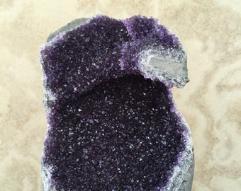 SALE!! 10 off! 5 in. Tall Large Standing Amethyst, Amethyst Bookend, Amethyst Tower