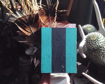 Hopi Kachina dance wandwood paint feathers & plant material
