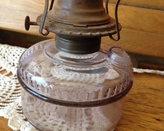 Antique kerosene lamp
