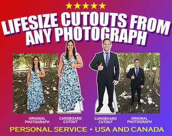 Custom Cardboard Cutouts 72"