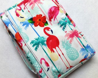 Bible Cover Custom Fit Flamingos Your Bible Measurements Required