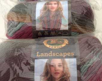 Destash Lion Brand Yarn x3 Skeins