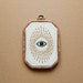 Eye Hand Embroidery Hoop Art (modern hand embroidery wall hanging)