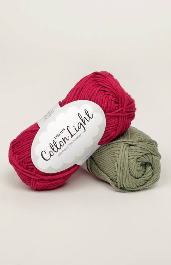 DROPS Cotton Light Drops yarn Cotton yarn Crochet yarn