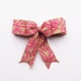 Pink Paisley Burlap Bow - Burlap Bow