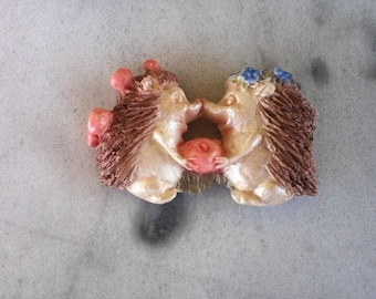Handmade hedgehog magnets/polymer clay