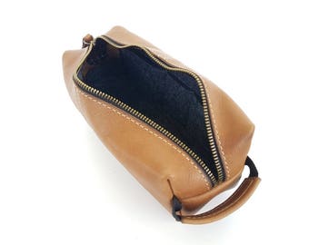 Toiletry Bag Personalized Mens Leather Toiletry Bag Dopp
