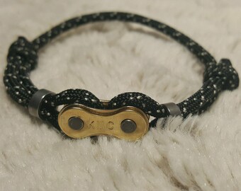 Black and white Paracord Bracelet