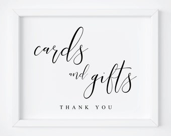Cards and Gifts Sign-Wedding Signs-Wedding Cards Sign-Card Table Sign-Wedding Printables-Gift Table Sign-Wedding Decor-Cards and Gifts Print