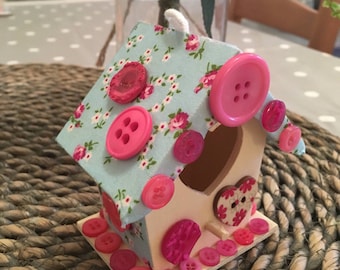 Hand Decorated Fairy House