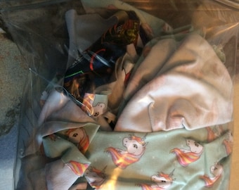 Random selection fabric scrap bag
