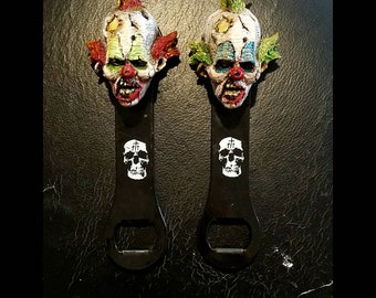zombie clown bottle opener