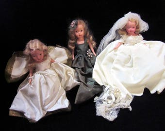 Vintage 3 Kerr & Hinz Dolls in as is condition. Also known as K and H