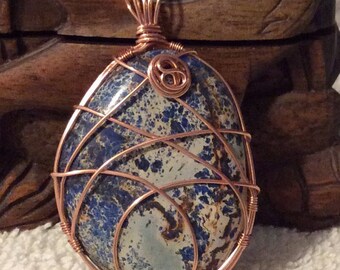 Beautiful mixed magnesite blue stone