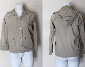 Vintage Khaki Raincoat / Vintage Raincoat