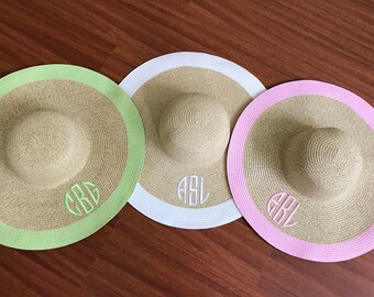 Mint Kentucky Derby Hat - Sun Hats - Personalized Floppy Hat