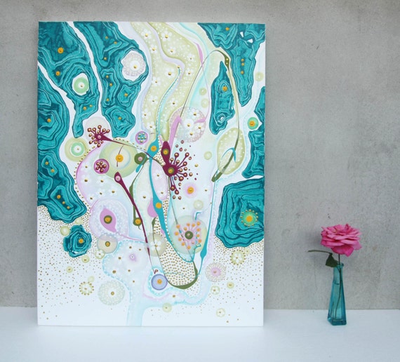 ORIGINAL large canvas art-abstract canvas art-original