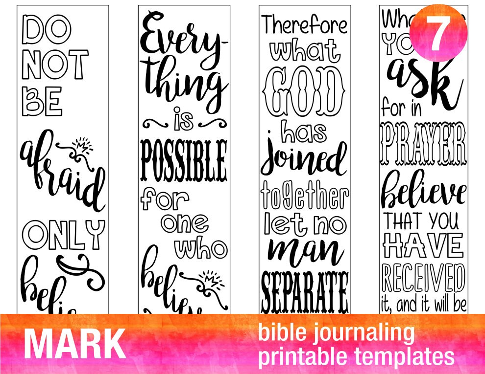 bible journaling template