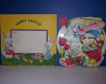 Vintage Easter Children's Record, The Bunny Easter Party, VOCO INC, 1948