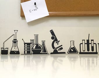 Chemistry Wall Decals/ Science Bedroom Decor/ Dorm Room Decor/ Science Wall Decal/ Science Decor/ Kids Room Decor/ Boys Room/ FREE SHIPPING