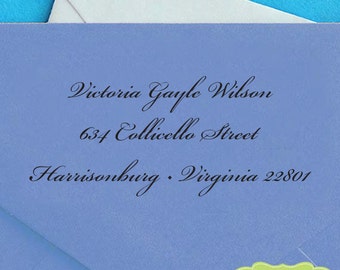 Custom Address Stamp, Pre Inked Return Address Stamp, Personalized Address Stamp, Self Ink Custom Address Stamp, Return Address Stamp c6-20