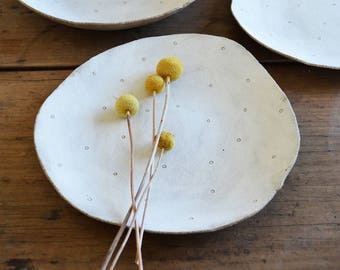 Large Serving Plate - Pottery Plate - Rustic Plate - Stoneware Plate - Large Plate - Ceramic Plate