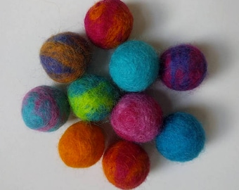 Cat Balls - Custom Wet Felted Wool Balls
