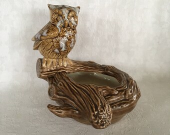 Fantastic Vintage Owl Planter Glenview Mold