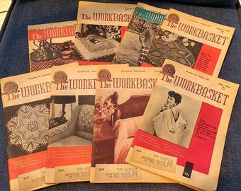 1960s The Workbasket 8 Issued from Vol. 25 25th anniversary issues May June July August September October November December 1960sWorkbasket