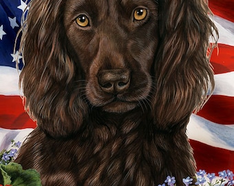 Boykin Spaniel House Flags