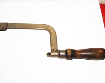 Old Hacksaw Hibbard, Spencer, & Bartlett Hacksaw Great Display or Working Hacksaw For Craft Room