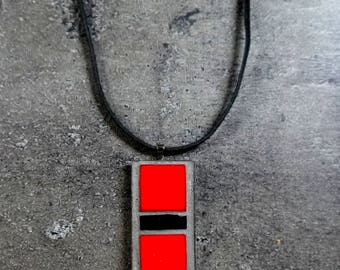 Mosaic pendant / Mosaic necklace / Popart pendant / Mosaic necklace / Popart necklace FREE SHIPPING!