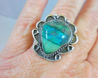 Native American Turquoise Sterling Silver Ring