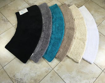 Microfibre Non Slip Medium Curved Shower Mat