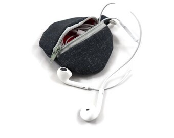 Keychain Earbud Case/Coin Purse
