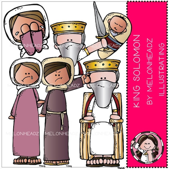 King Solomon clip art Combo Pack