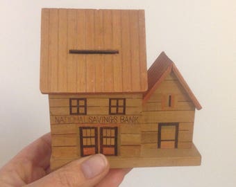 National savings bank money box.