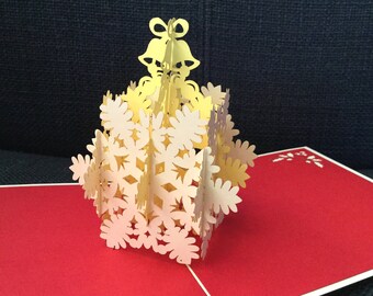 Pop-up Snowflake Christmas Card, pop up cards, pop up christmas cards, pop up cards christmas, pop up christmas card, pop up