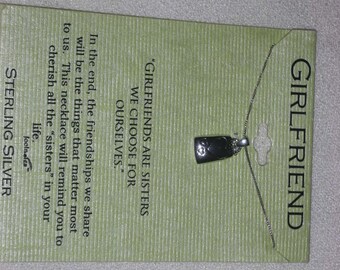 Sterling Silver Footnote Girlfriend Necklace / Pendant