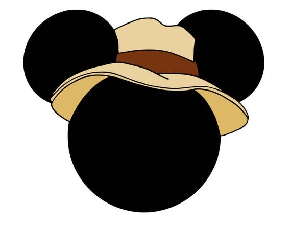 Download Mickey and Minnie Heads - Safari or Jungle Hats - svg, pdf ...