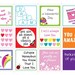 Printable Lunchbox Notes for Kids - Mini Messages