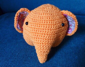 orange elephant plushie