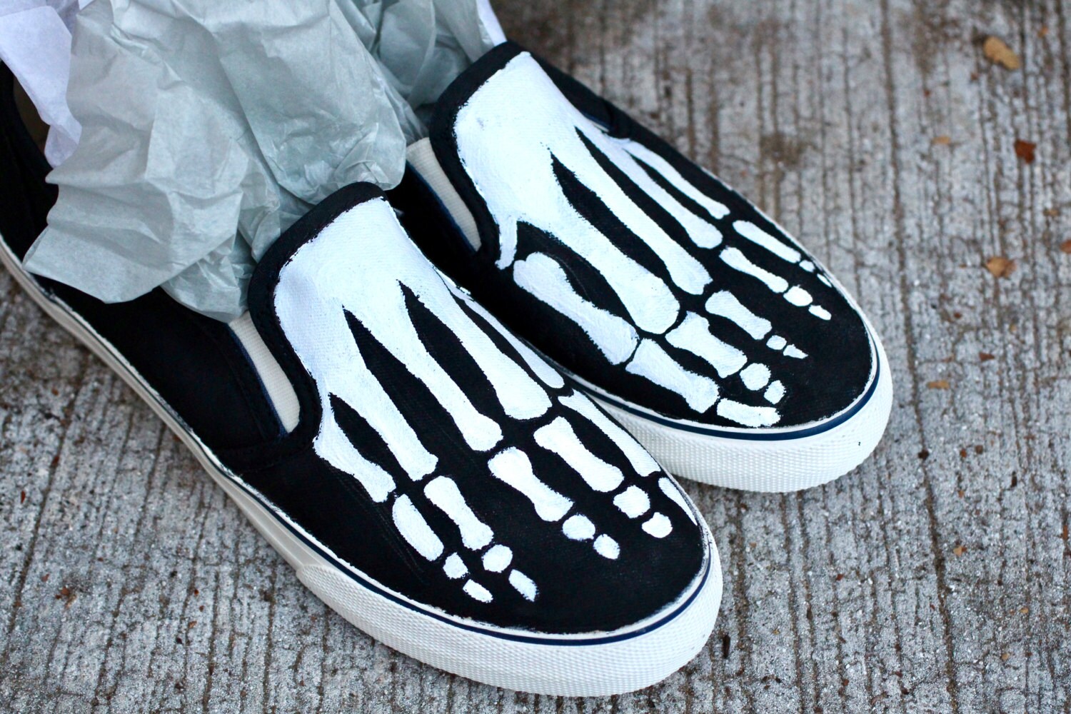 skeleton toes shoes
