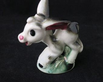 Kitsch Donkey Statue Figurine for the 40's Vintage Ceramic