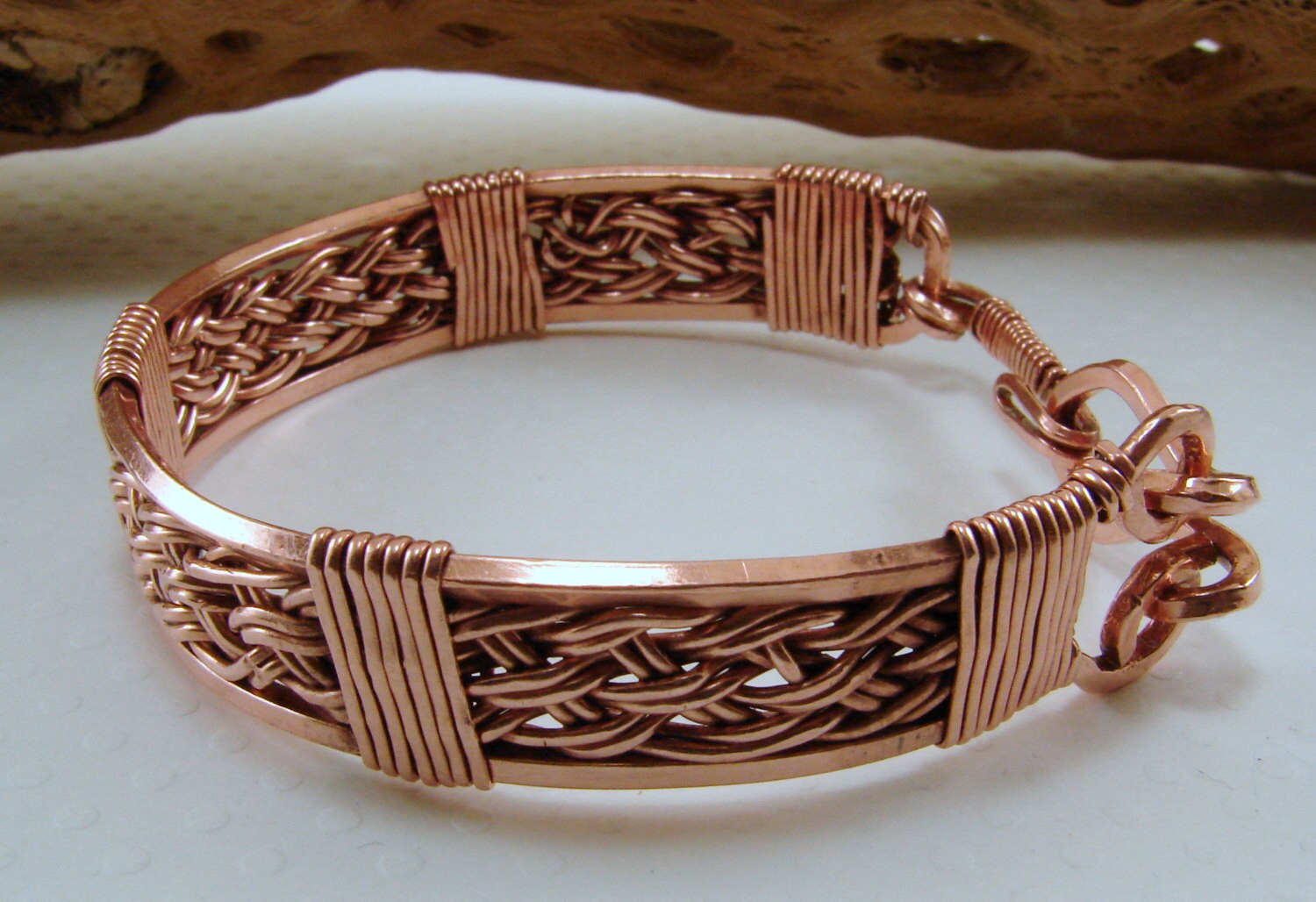 Handwoven Pure Copper Wire Bracelet Copper Bracelet