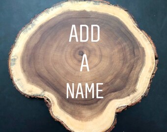 Custom Add A Name