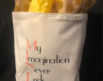 Gift/Tote Bag 'Imagine Nation Quotes' M.I.N.E.